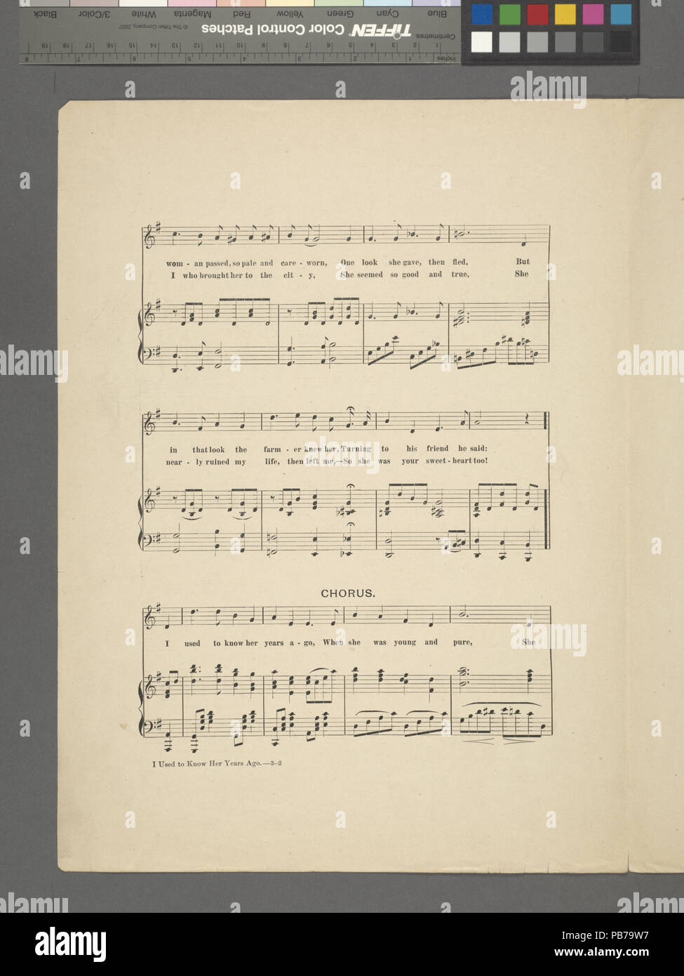 782 ich vor Jahren kennen (NYPL Hades -609290-1823750) Stockfoto