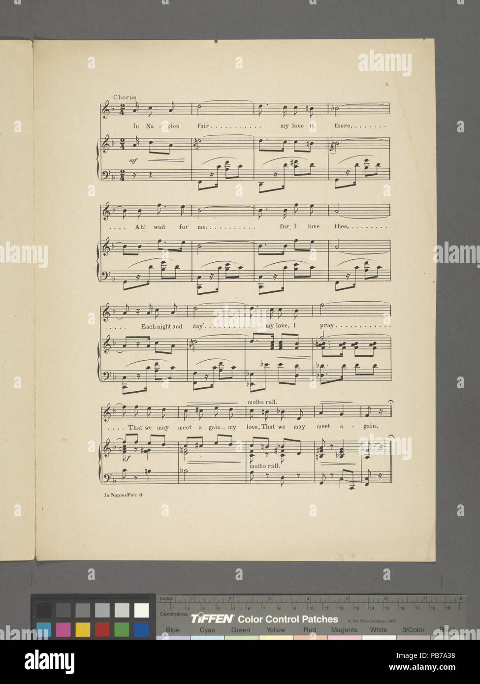 797 In Neapel Messe (NYPL Hades -609229-1823912) Stockfoto