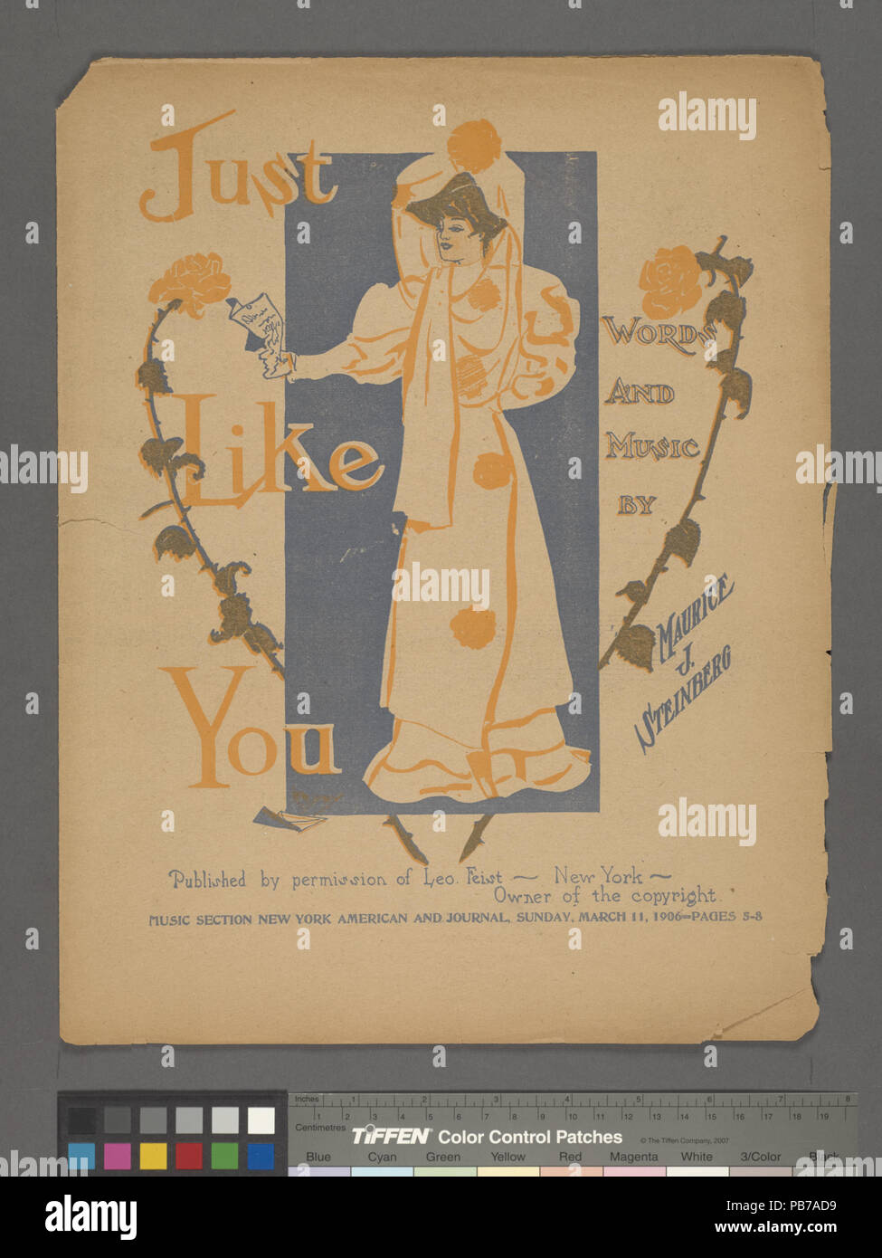 850 Wie Sie (NYPL Hades -609190-1256998) Stockfoto