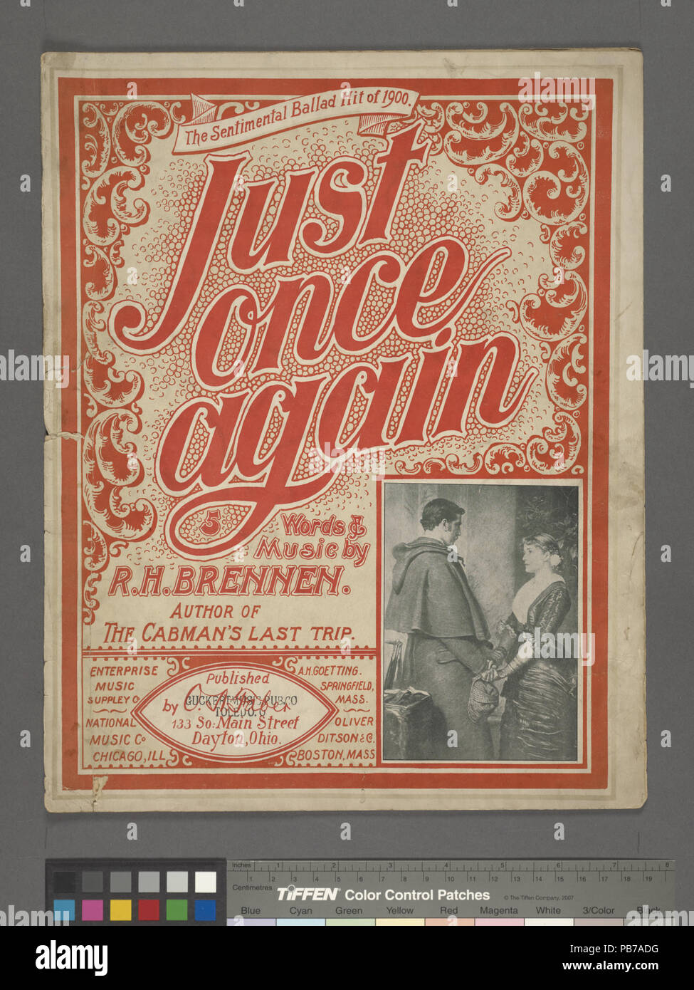 850 Nur noch einmal (NYPL Hades -609191-1256999) Stockfoto