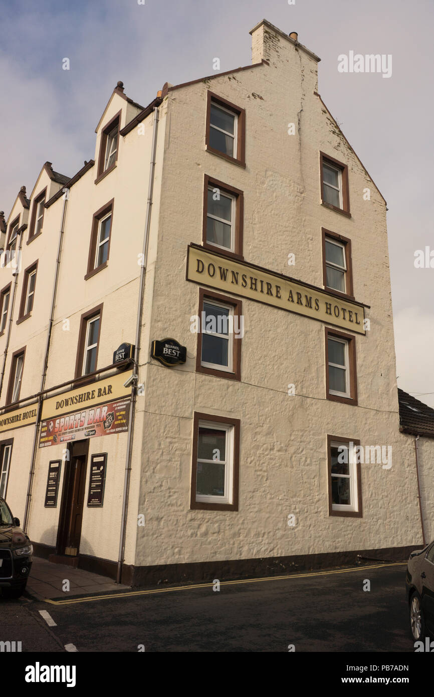 Downshire Arms Hotel. Port Patrick. Schottland Stockfoto