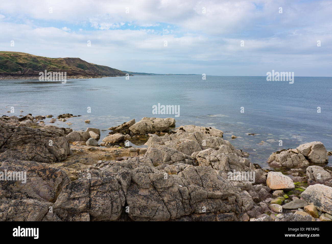 Küste. Mull of Galloway. Schottland Stockfoto