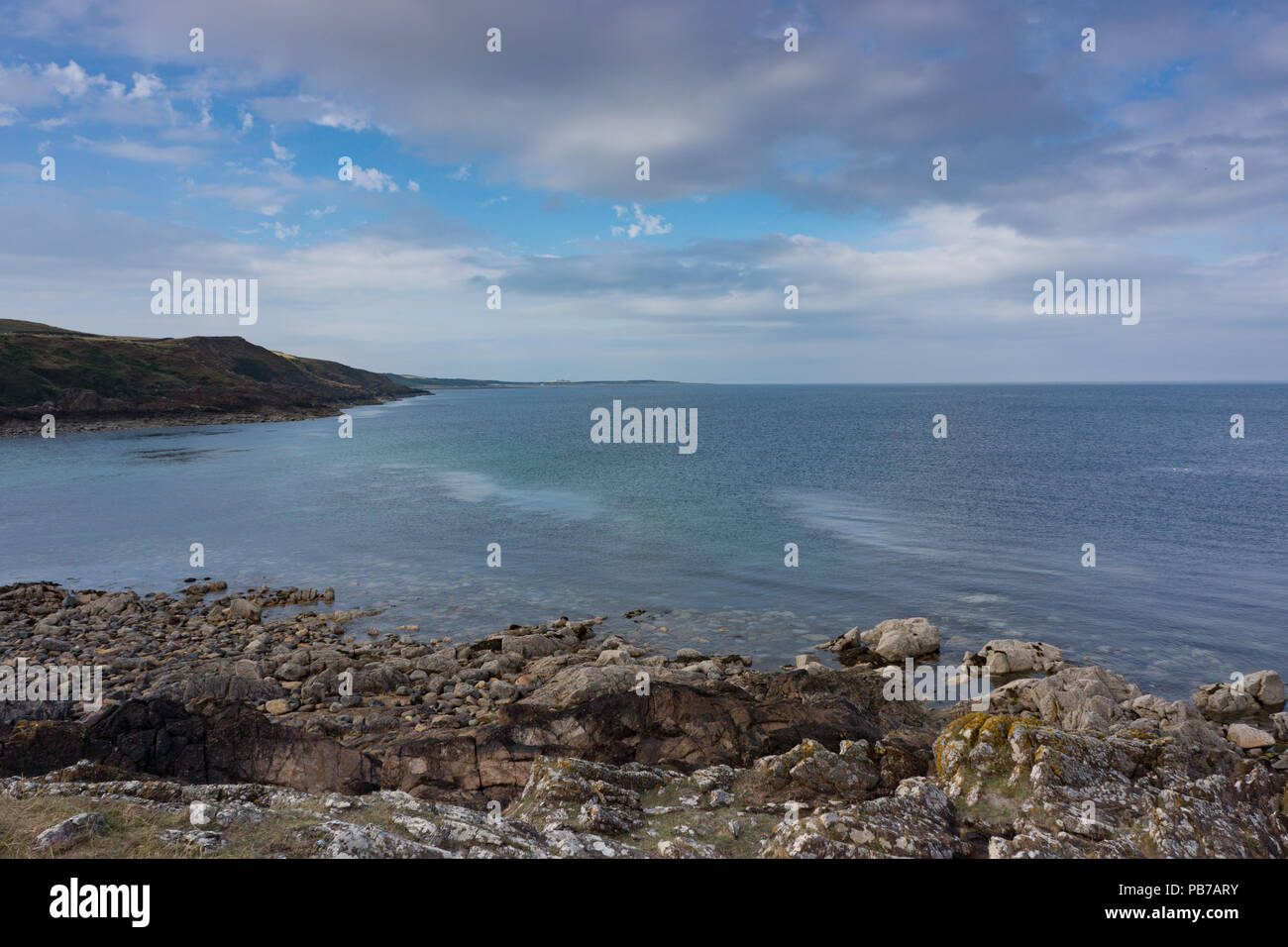 Küste. Mull of Galloway. Schottland Stockfoto