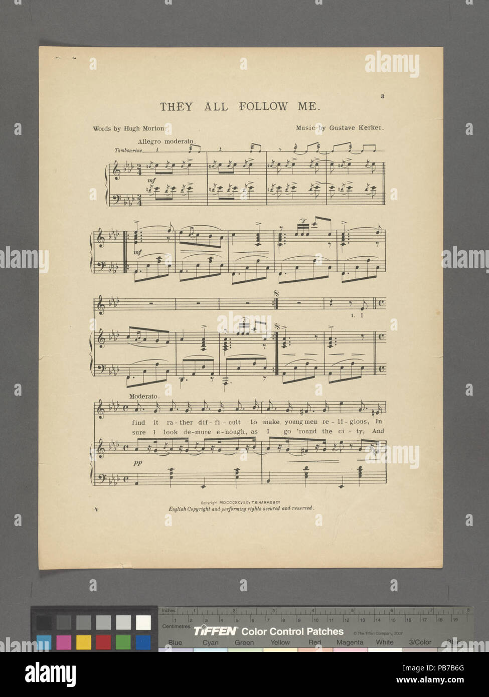 1717 Alle sie folgen mir (NYPL Hades -610168-1256009) Stockfoto