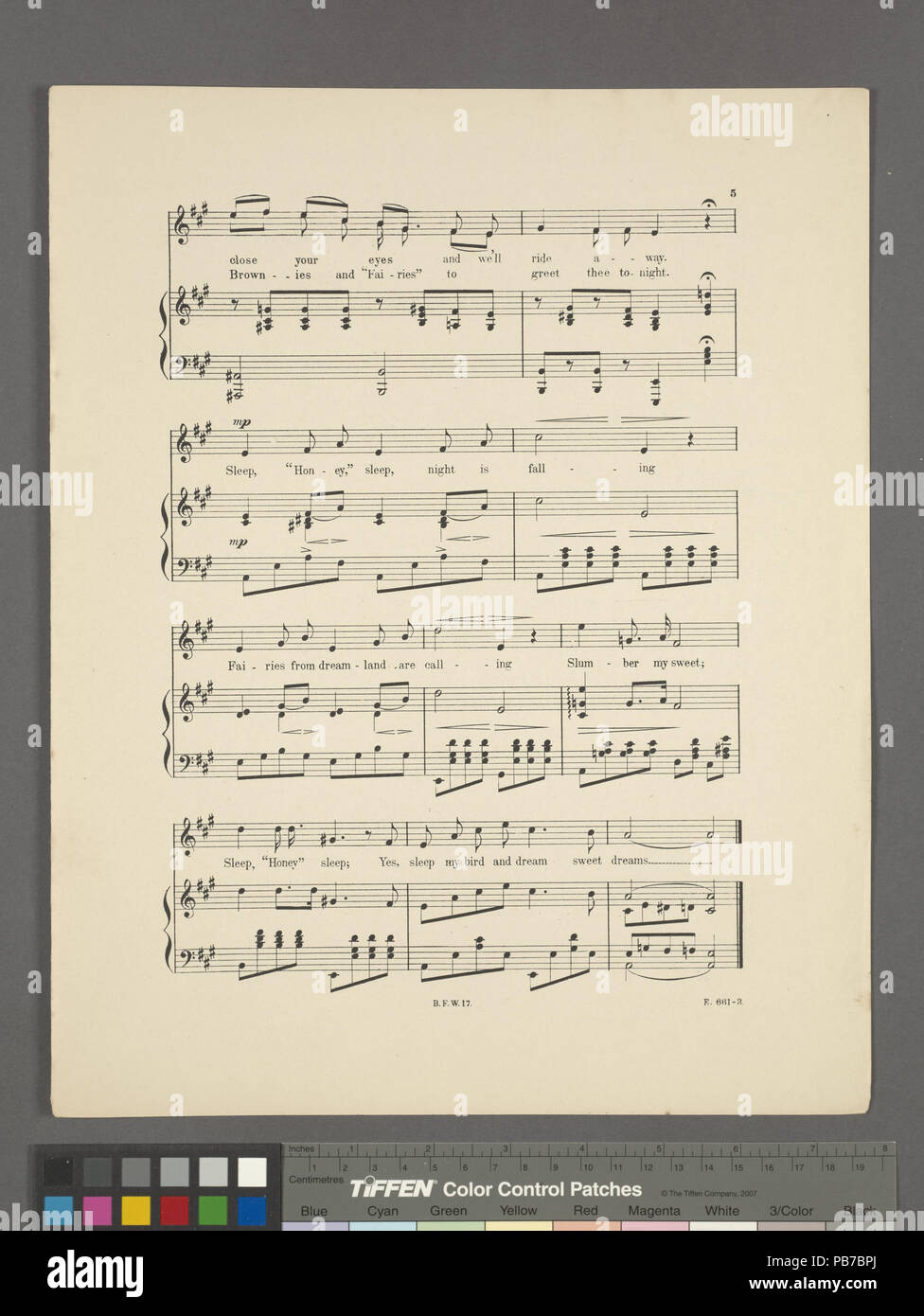 1627 Die darkies Cradle Song (NYPL Hades -449142-1690598) Stockfoto