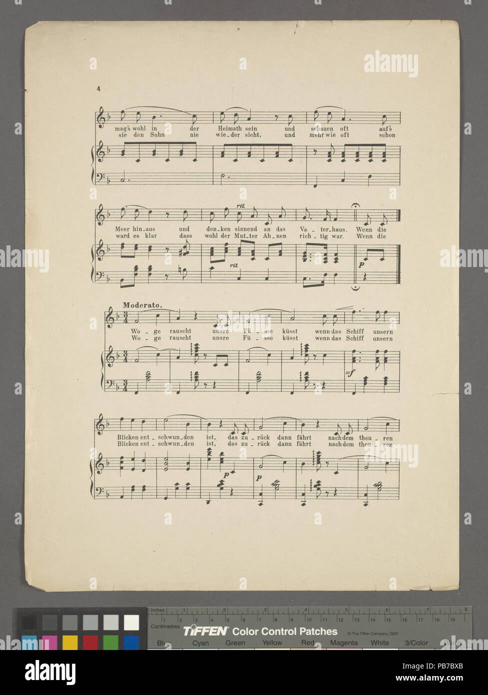 750 Heimathlied (NYPL Hades -449181-1690942) Stockfoto