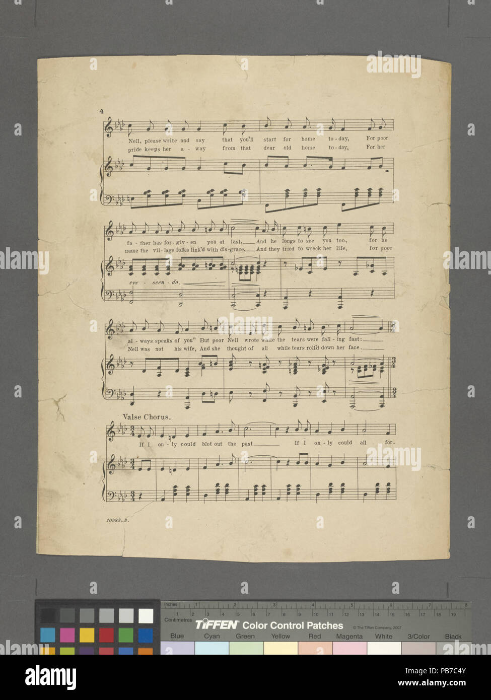 787 Wenn ich nur könnte, Auslöschen der Vergangenheit (NYPL Hades -464116-1704922) Stockfoto