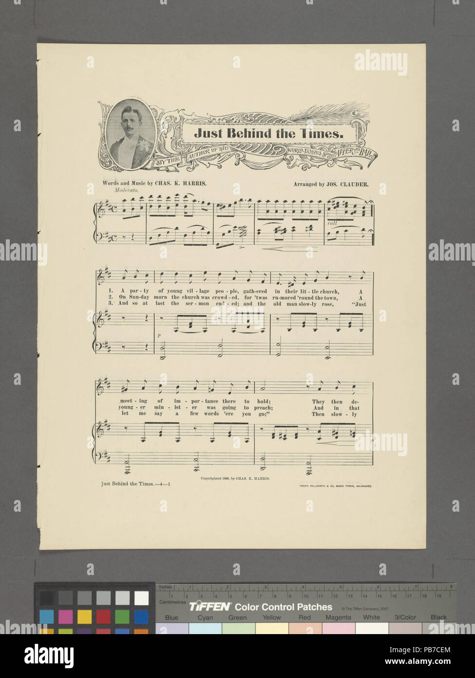 850 Gerade hinter den Zeiten (NYPL Hades -464173-1710350) Stockfoto