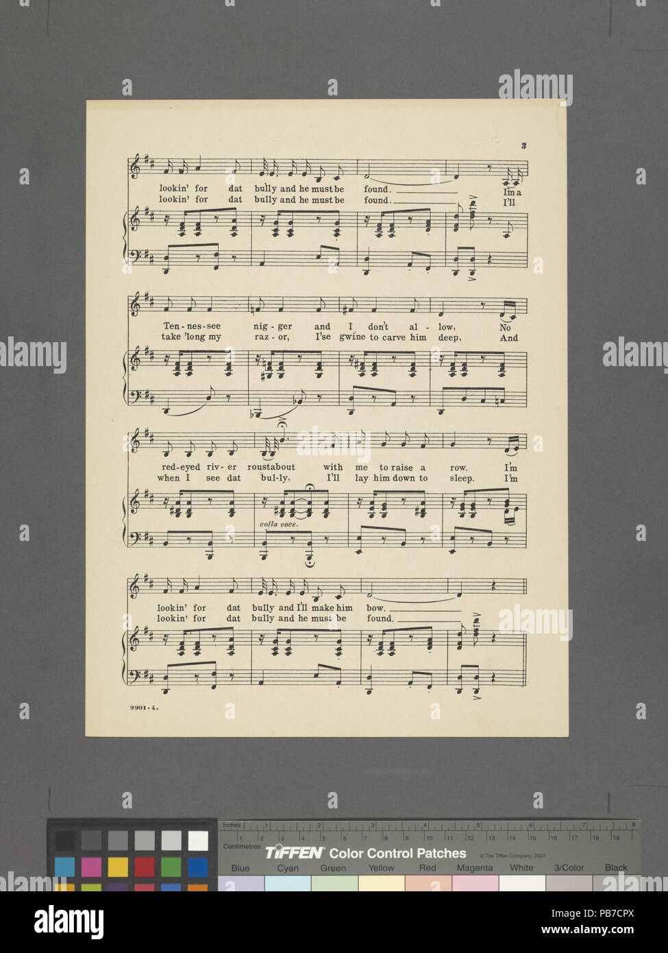 1009 Mai Irwin's bully Song (NYPL Hades -464210-1709613) Stockfoto