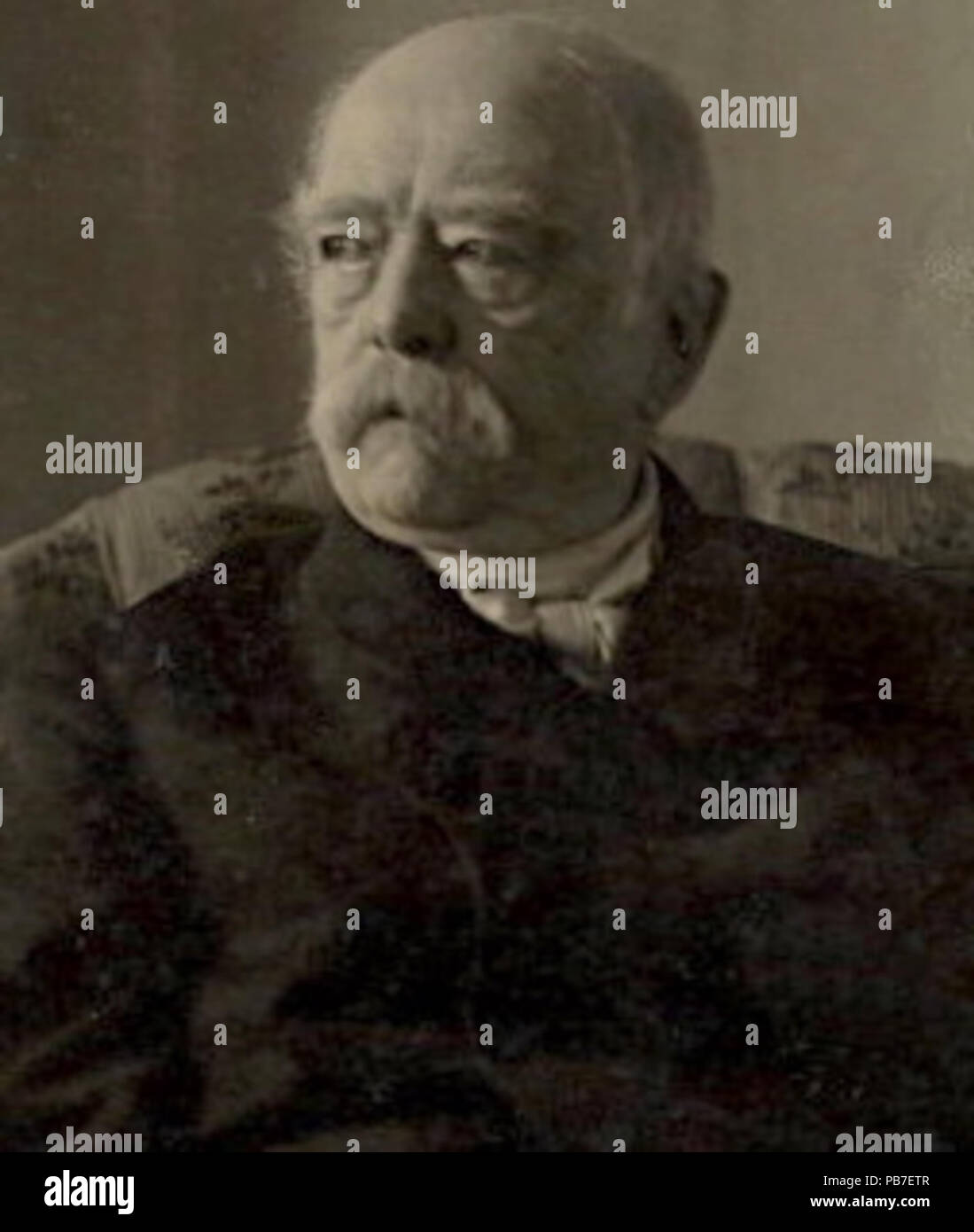 1144 Otto von Bismarck preußischer Staatsmann und ehemaliger Bundeskanzler der Bundesrepublik Deutschland Klaus Niermann 1898 (7/8) Stockfoto