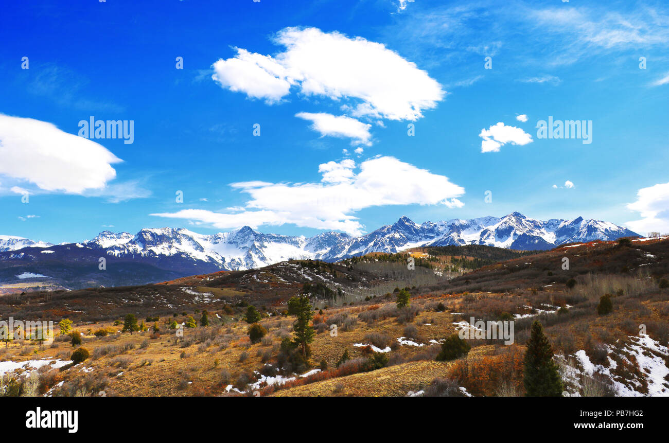 Million Dollar Highway Colorado Stockfoto