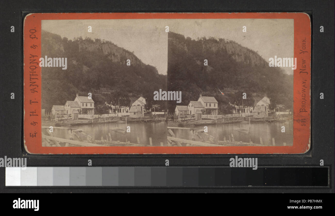 1663 Die Palisaden oben Fort Lee (Nypl b 11707647-G90F 453 047 F) Stockfoto