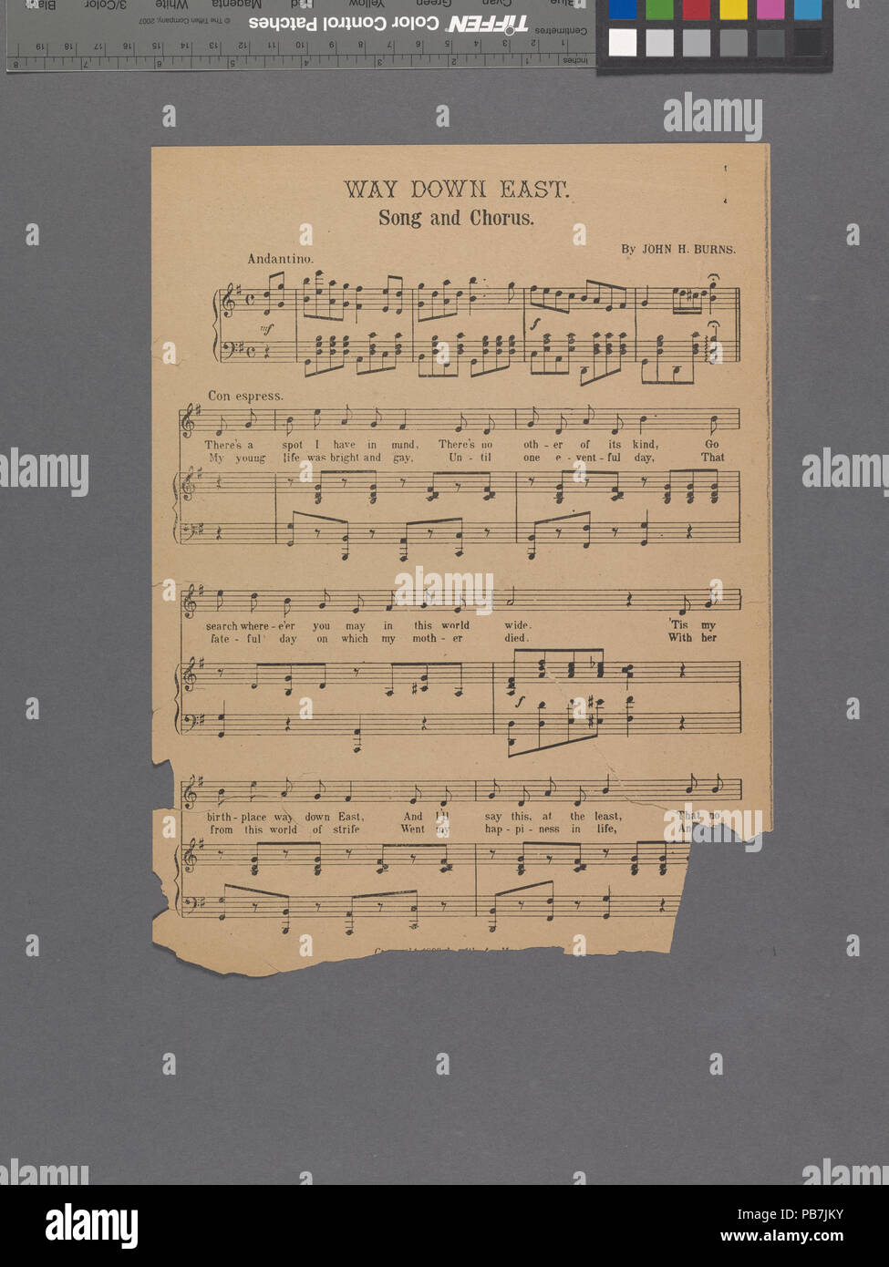 1838 Weg nach Osten (NYPL Hades -608996-1947864) Stockfoto