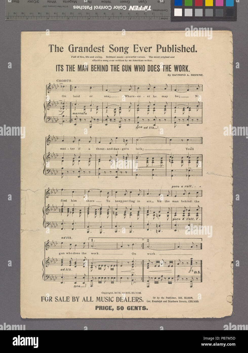 783 Ich möchte, dass die Songs wieder zu hören (NYPL Hades -608723-1991228) Stockfoto