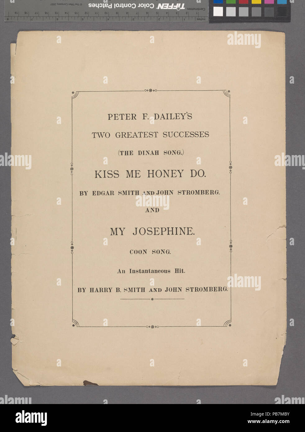 784 Ich bin die ein Angebot für Popularität (NYPL Hades -608663-1991458) Stockfoto