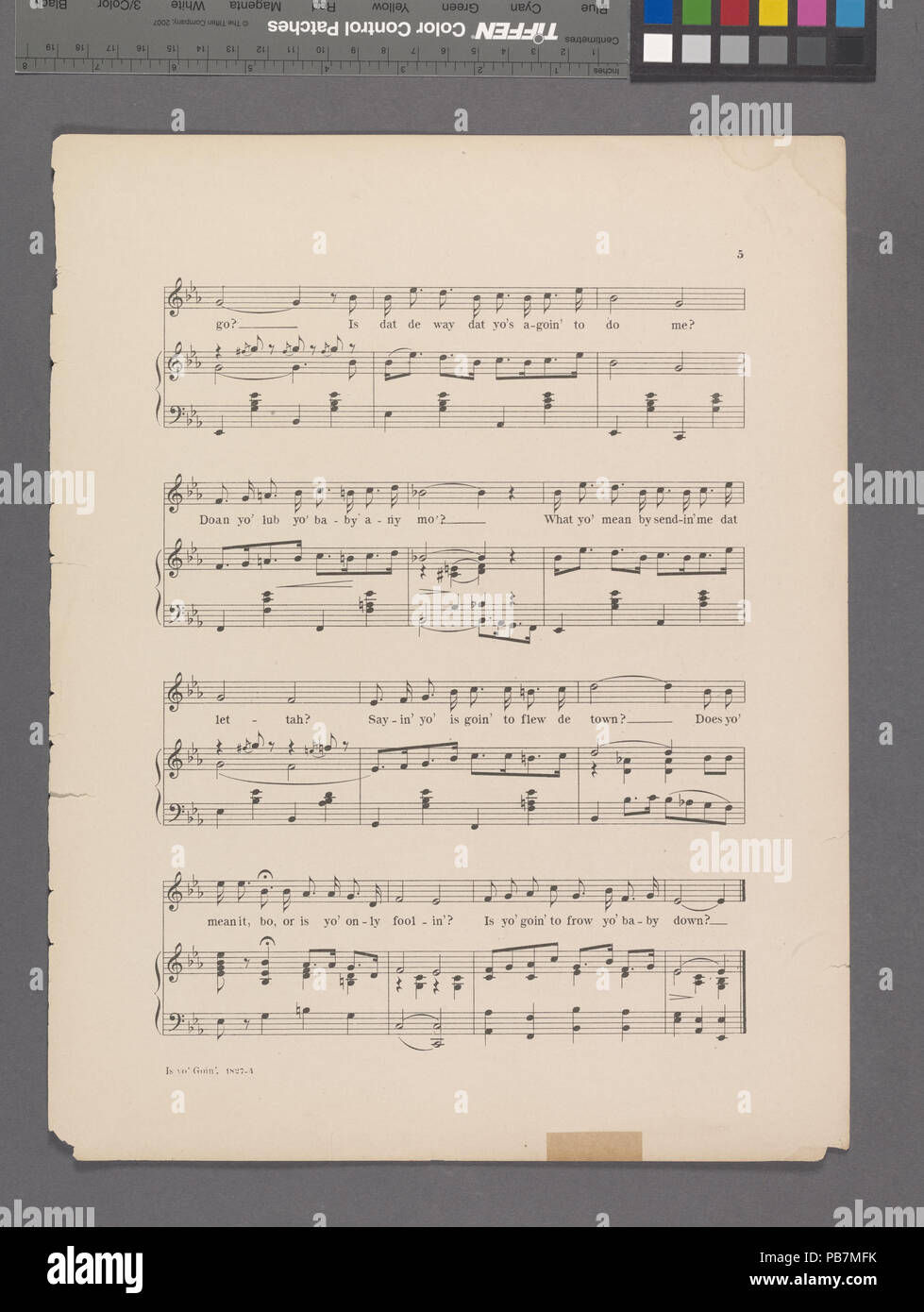 812 yo' Goin' yo Baby nach unten zu Hades -608684-1991838 frow (Nypl) Stockfoto