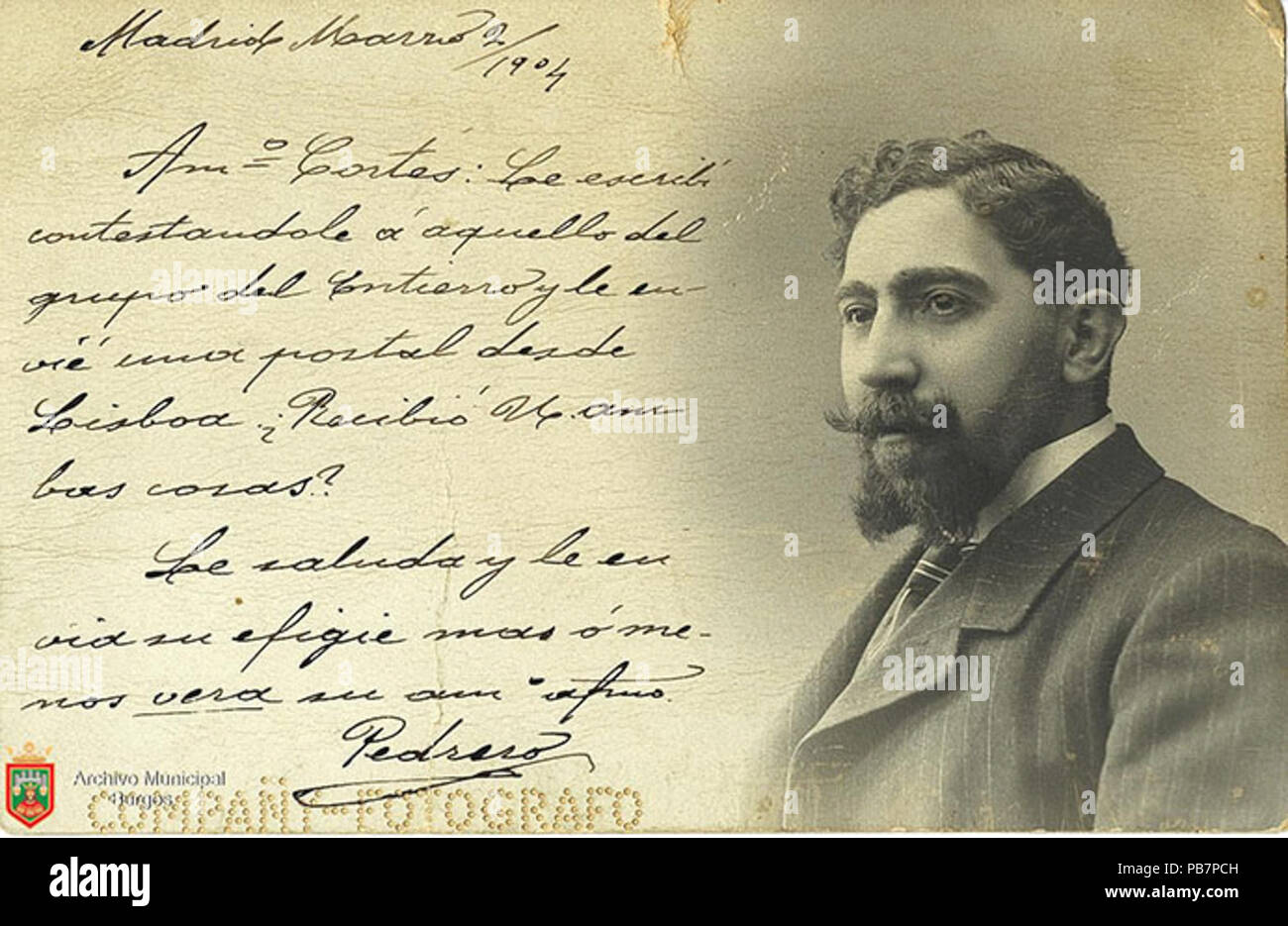 1221 Post de Mariano Hernández López Stockfoto