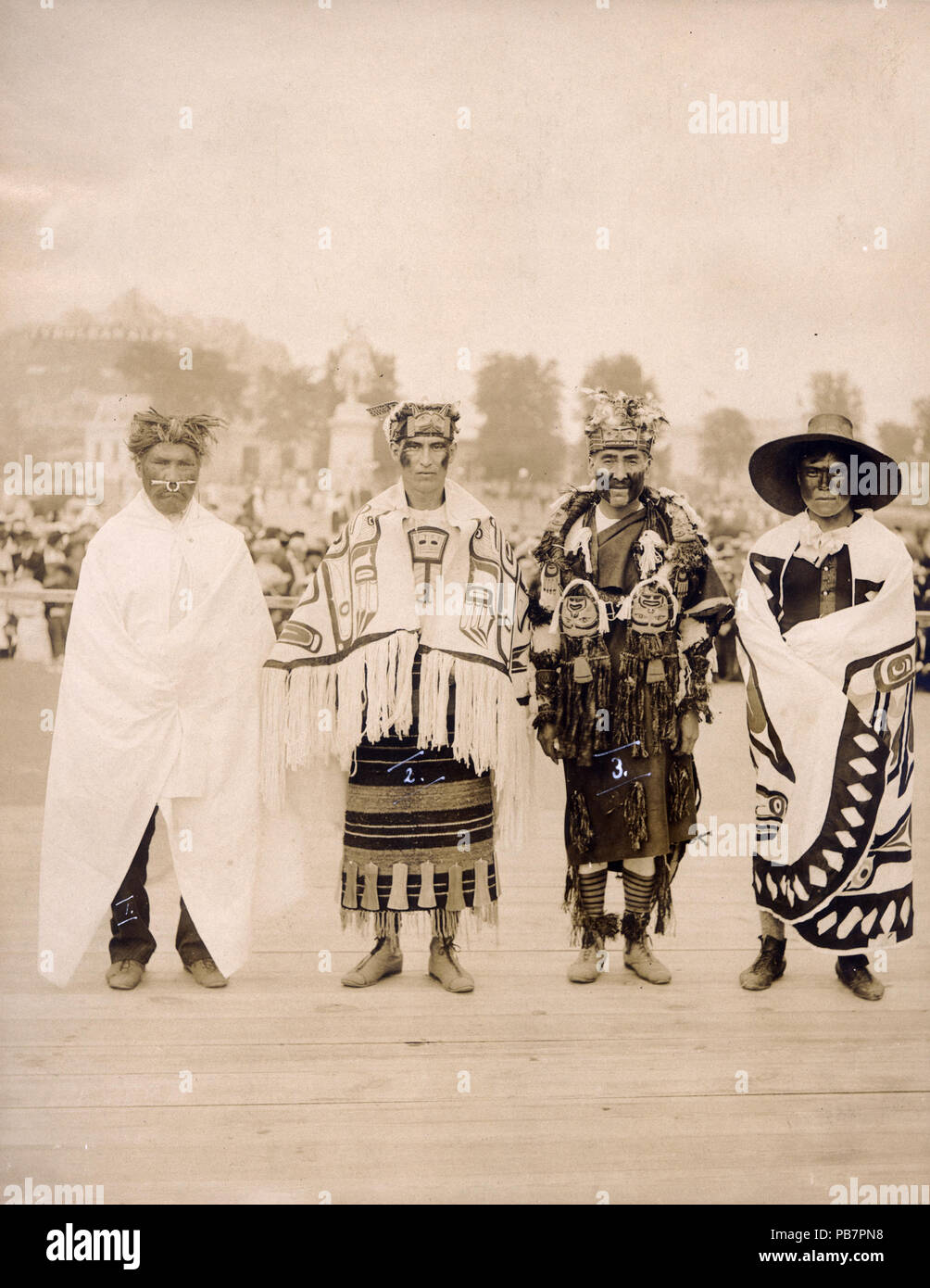 1800 Vancouver indische Gemeinschaft (Weltweit 1904 Fair) Stockfoto