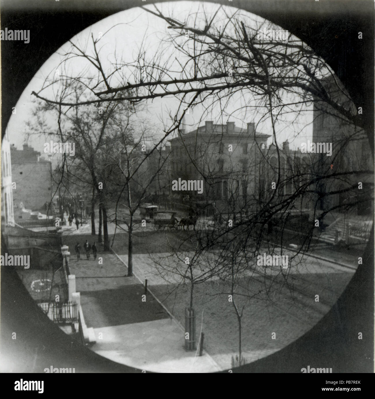 1833 Washington Avenue, östlich der Straße 17. Stockfoto