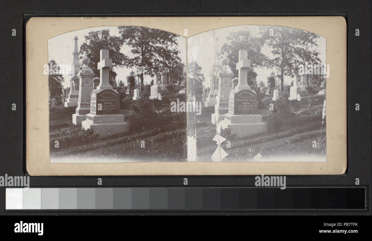 1868 Woodlawn Friedhof (Nypl b 11708208-G91F083 062 W) Stockfoto