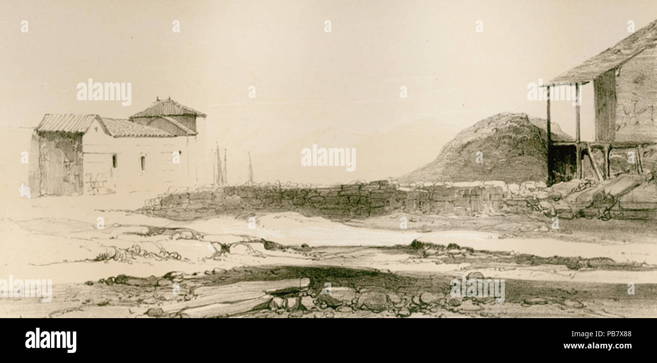 786 Ici mourut Byron - estourmel Joseph D'Comte - 1848 Stockfoto