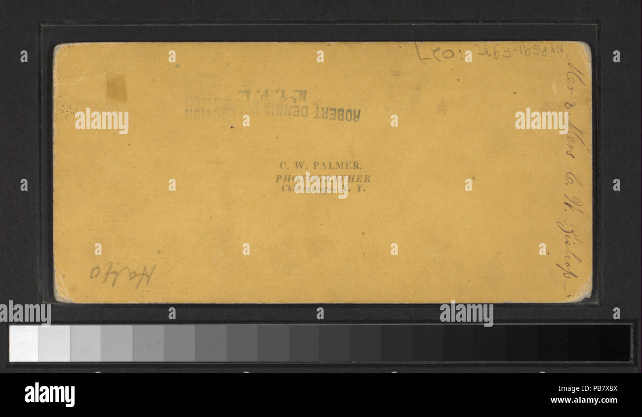 1064 Herr &Amp; Frau C. W. Bischof (mit Familie) (Nypl b 11708217-G91F092 027B) Stockfoto