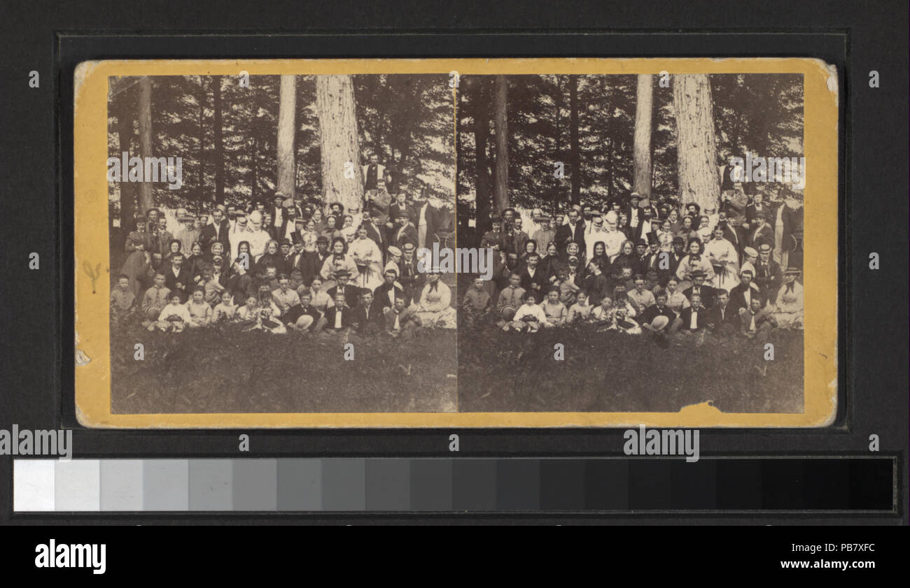 1064 Herr &Amp; Frau C. W. Bischof (mit Familie) (Nypl b 11708217-G91F092 027F) Stockfoto