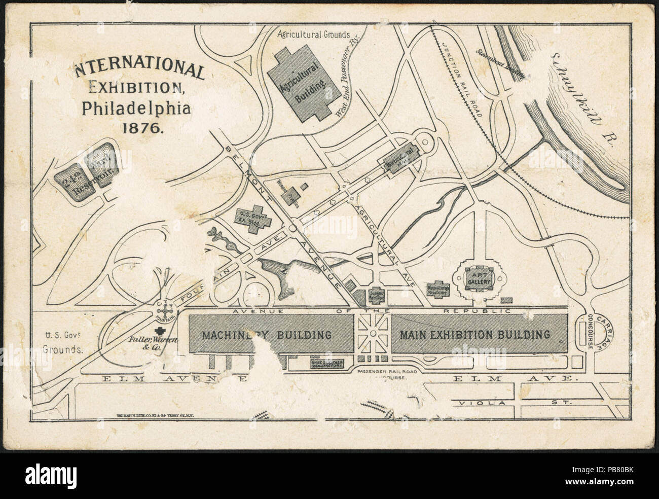 809 internationale Ausstellung Karte - Die Adams & Amp; Westlake nicht explosiven Ölofen. Nr. 2 Herd - Die Adams & Amp; Westlake Herd für 1882 ist eine komplette Änderung von allen ehemaligen Muster. (Zurück) Stockfoto