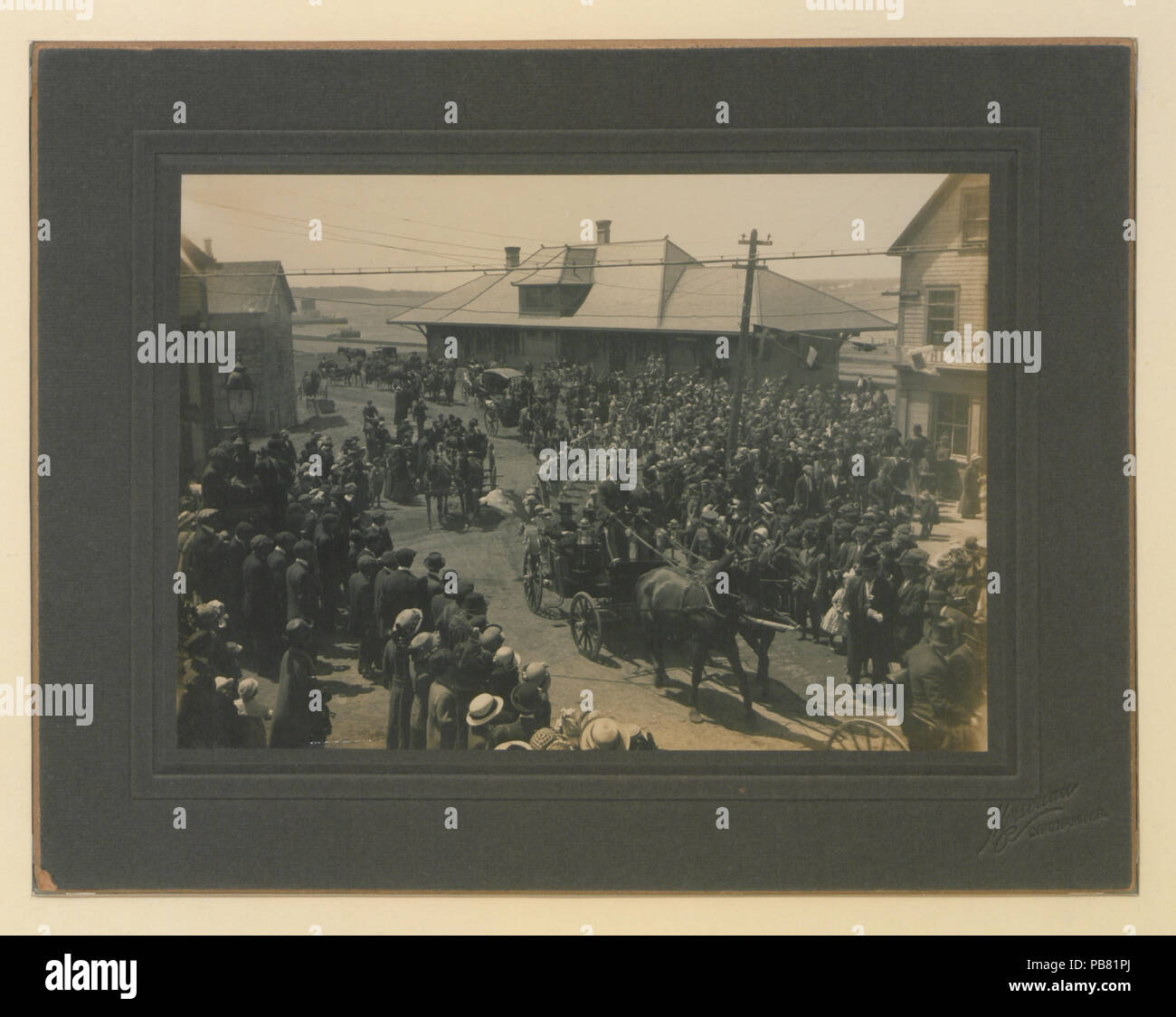 1248 Rezeption der Päpstlichen Delegaten, Chatham, New Brunswick, 8. Juni 1914 (HS 85-10 -28939 F) Original Stockfoto