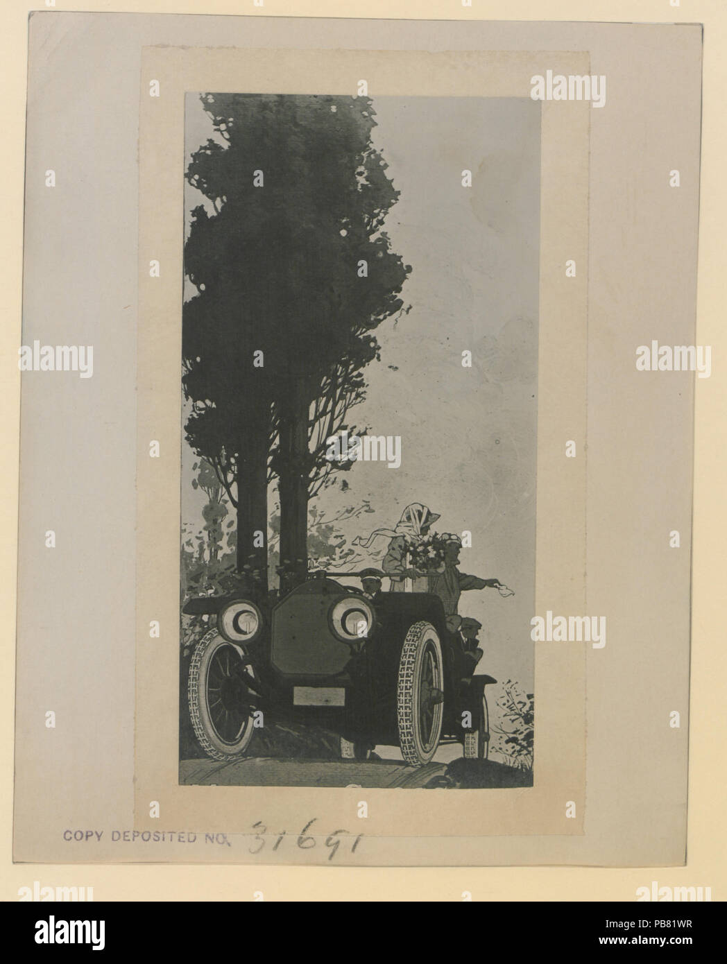 1061 Autofahren (HS 85-10 -31691) Original Stockfoto