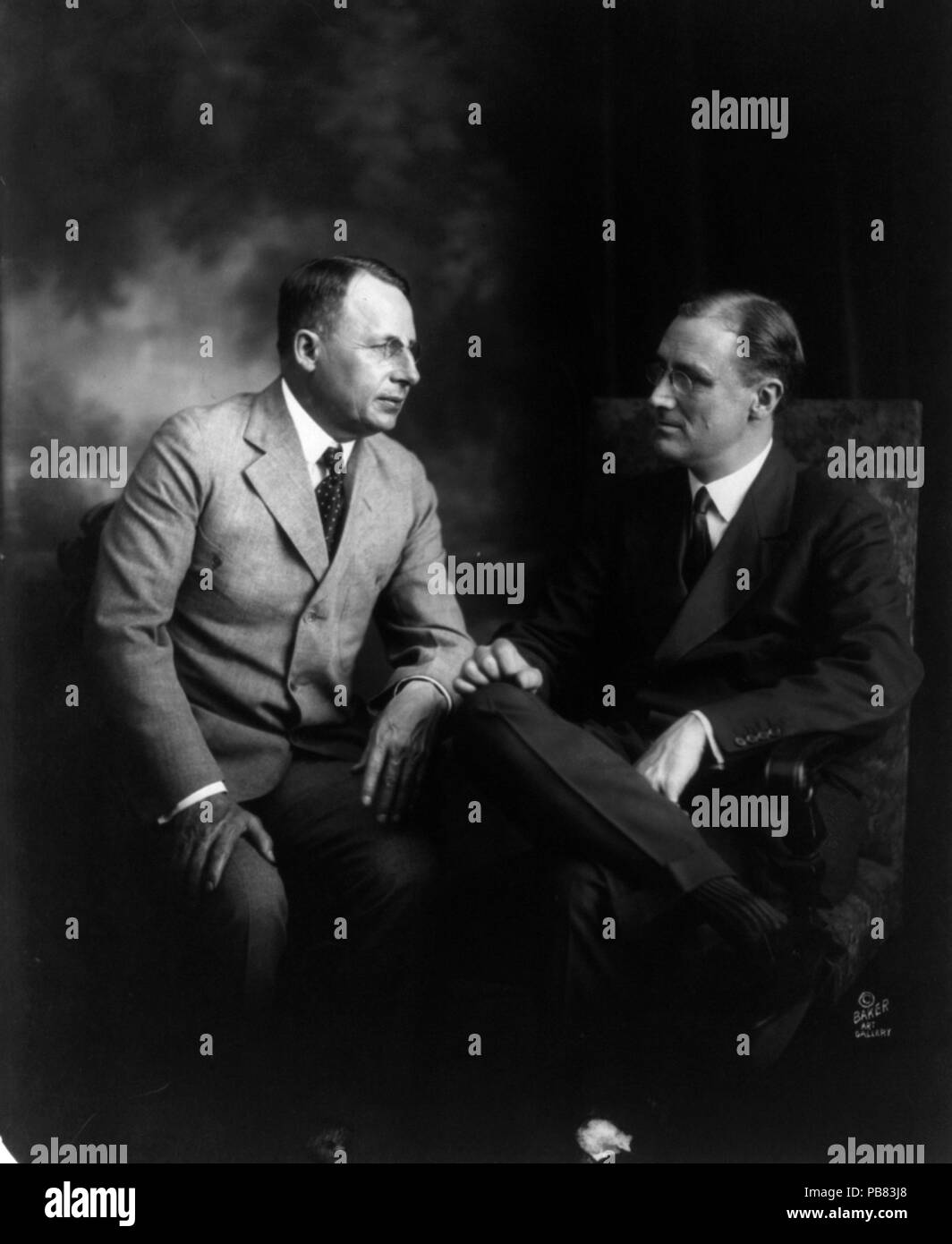 823 James M. Cox und Franklin D. Roosevelt cph. 3b15883 Stockfoto