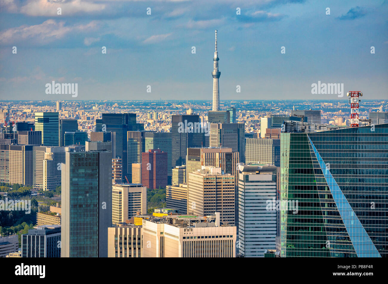 Japan, Tokyo City, Marunouchi Bezirk, Skytree Turm Stockfoto