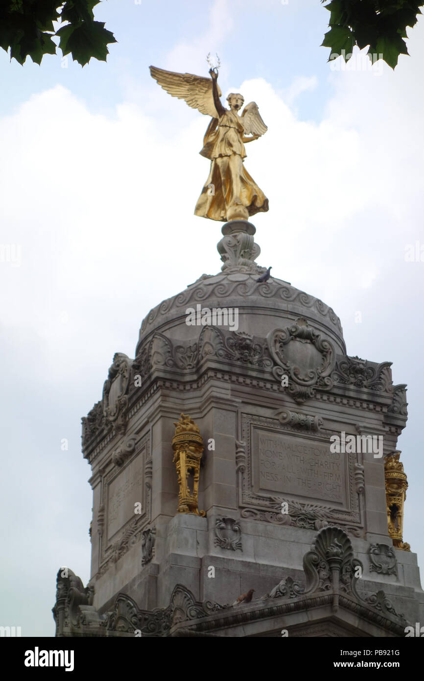 1549 Soldaten Denkmal - New Britain, Connecticut - DSC 09783 Stockfoto