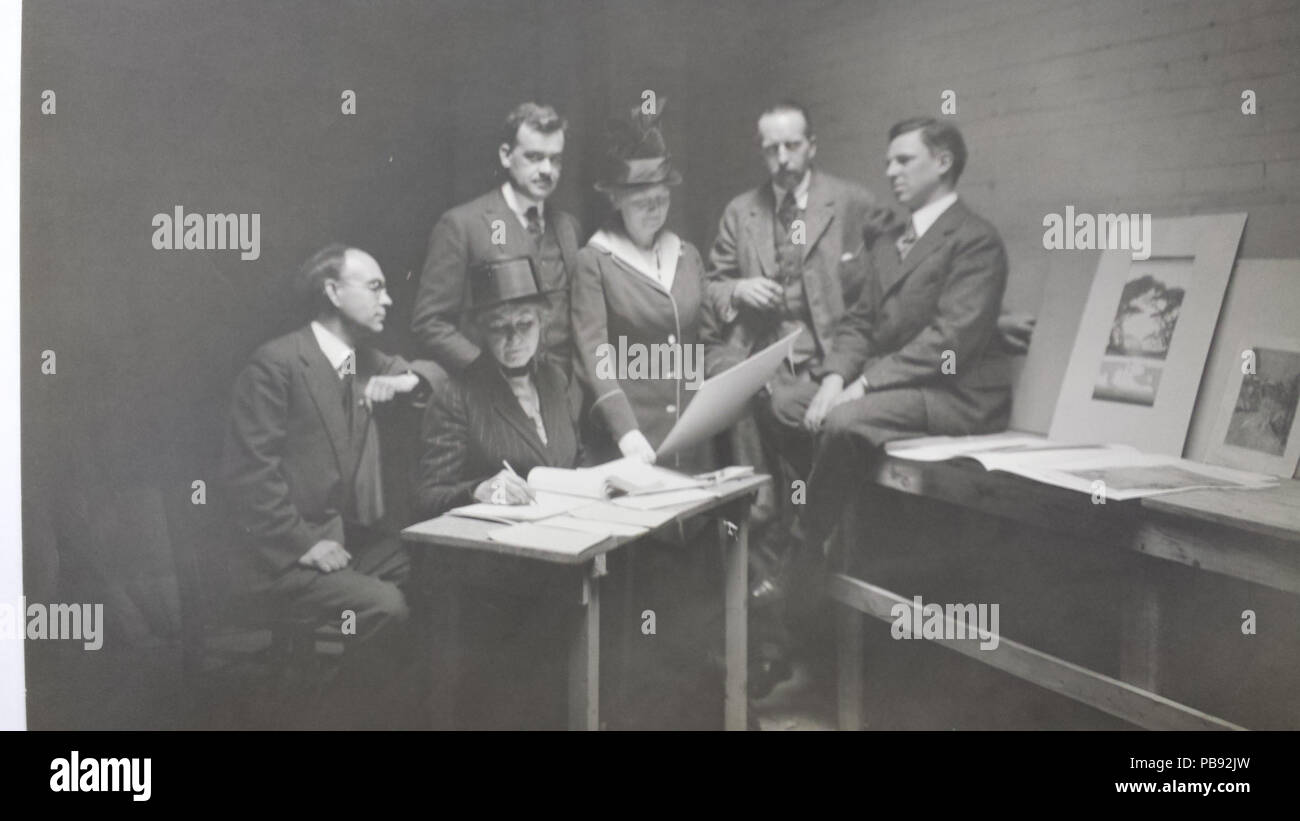 827 Jaques und die Chicago Gesellschaft der Etchers Stockfoto