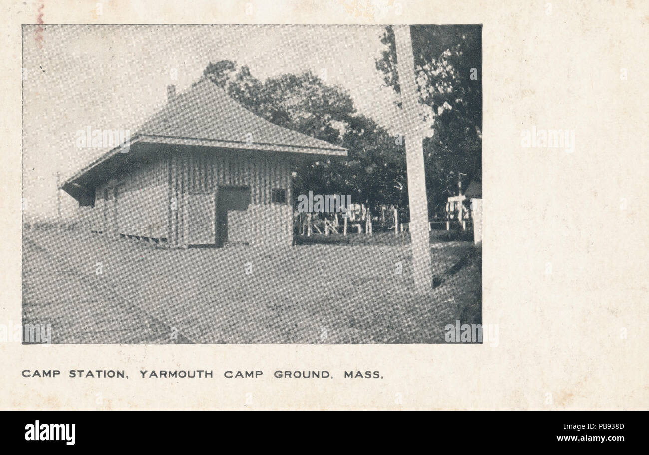 1875 Yarmouth Camp Bodenstation, Yarmouth, Masse Stockfoto