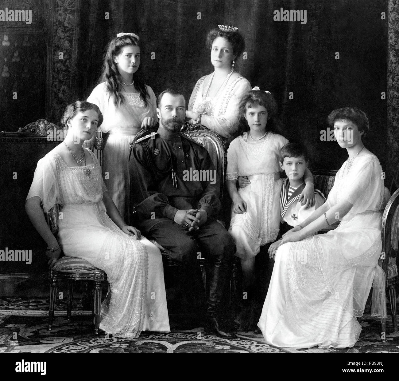 1278 Russischen kaiserlichen Familie 1913 Stockfoto