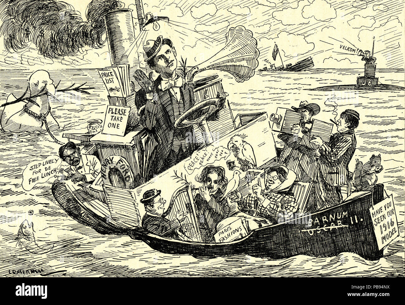 1237 Punch 1915 c Stockfoto