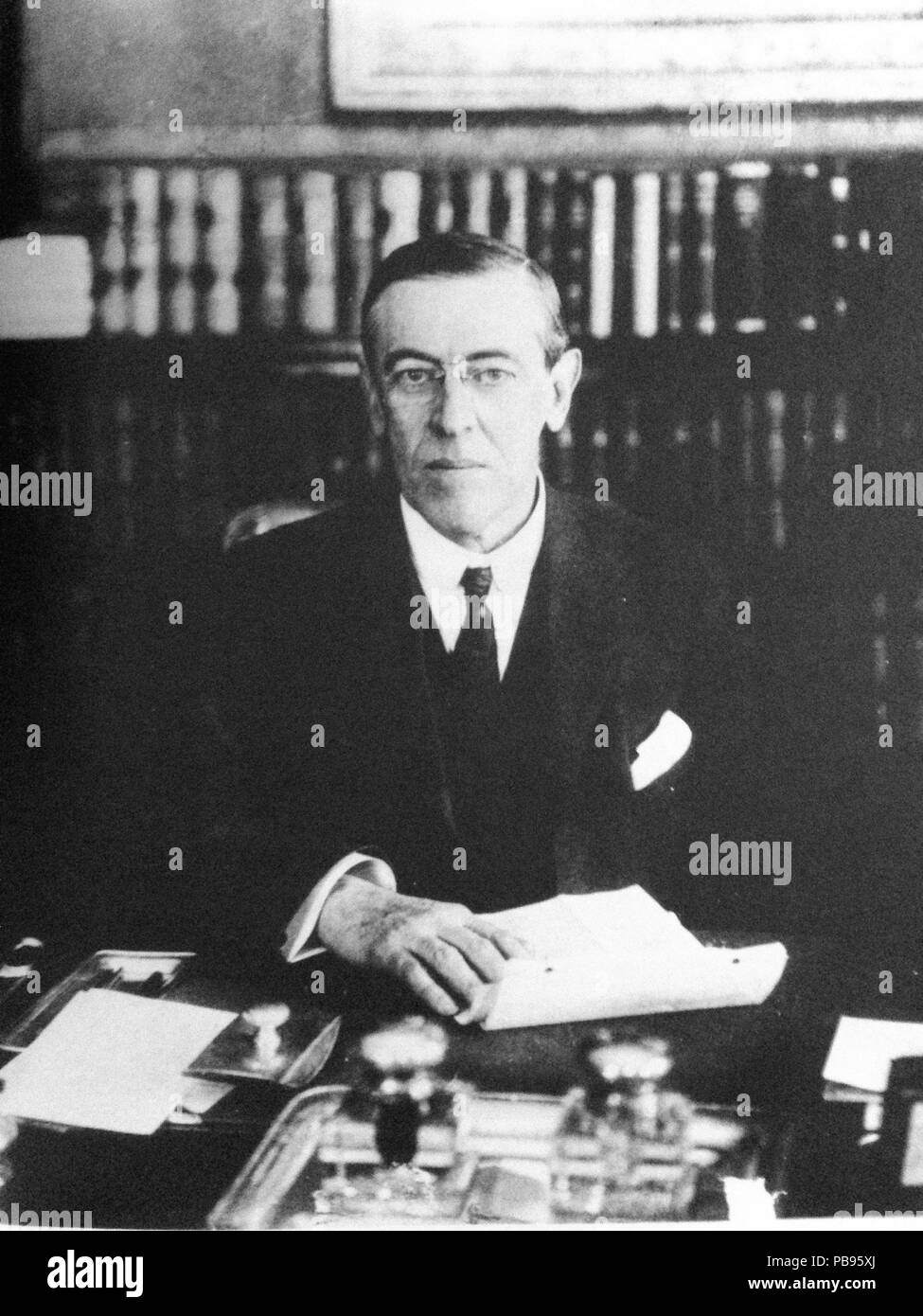 1868 Woodrow Wilson, New Jersey Governor - 1911 Stockfoto