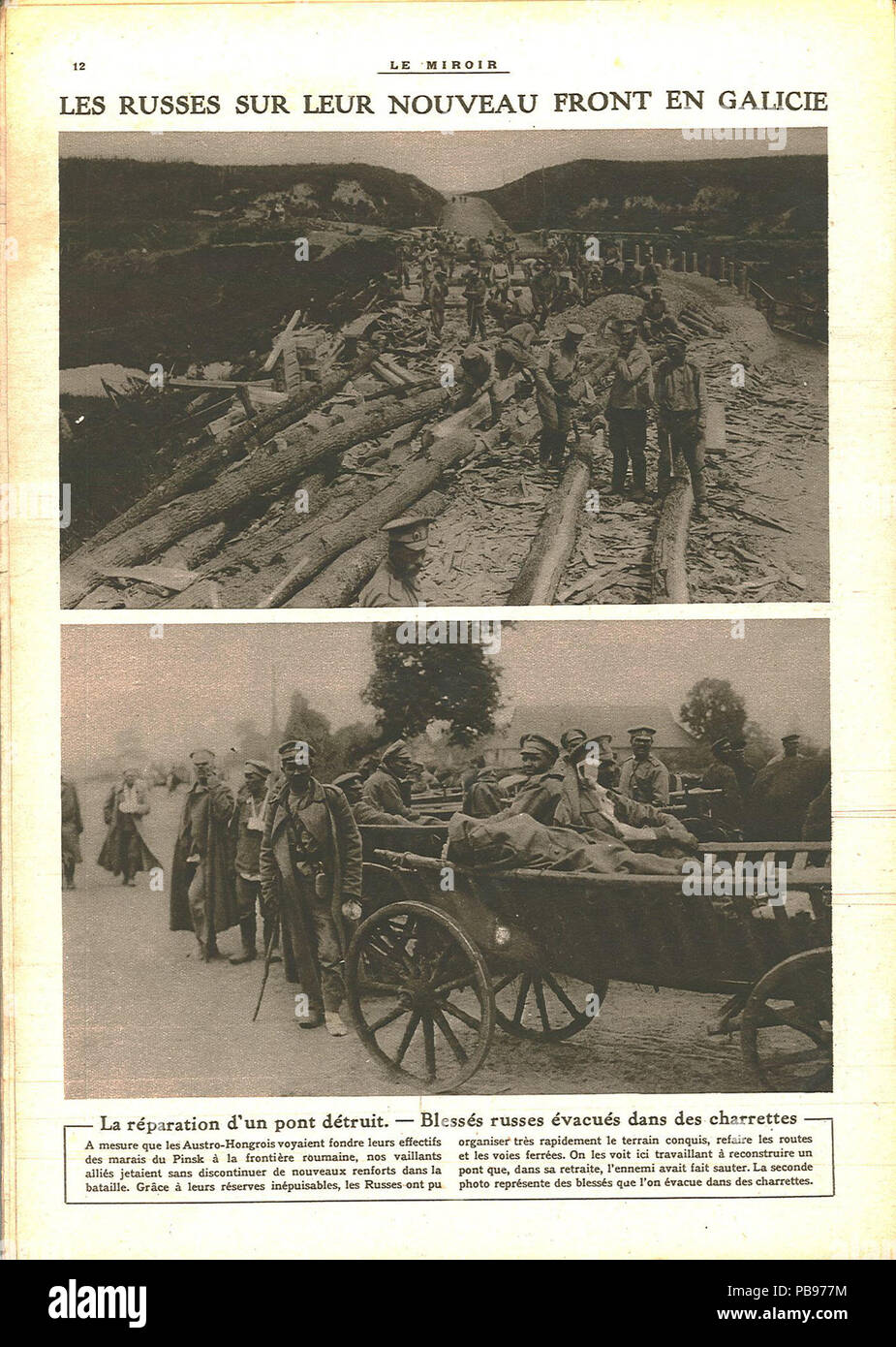 891 Le Miroir, n° 141 (S. 10). Stockfoto