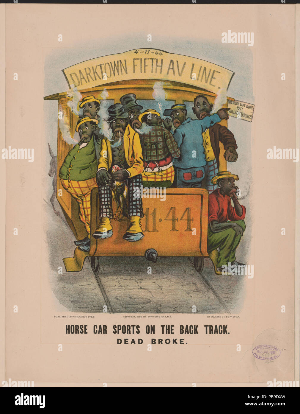 768 Pferd Auto Sport auf der Rückseite track-Toten brach LCCN 2002699659 Stockfoto