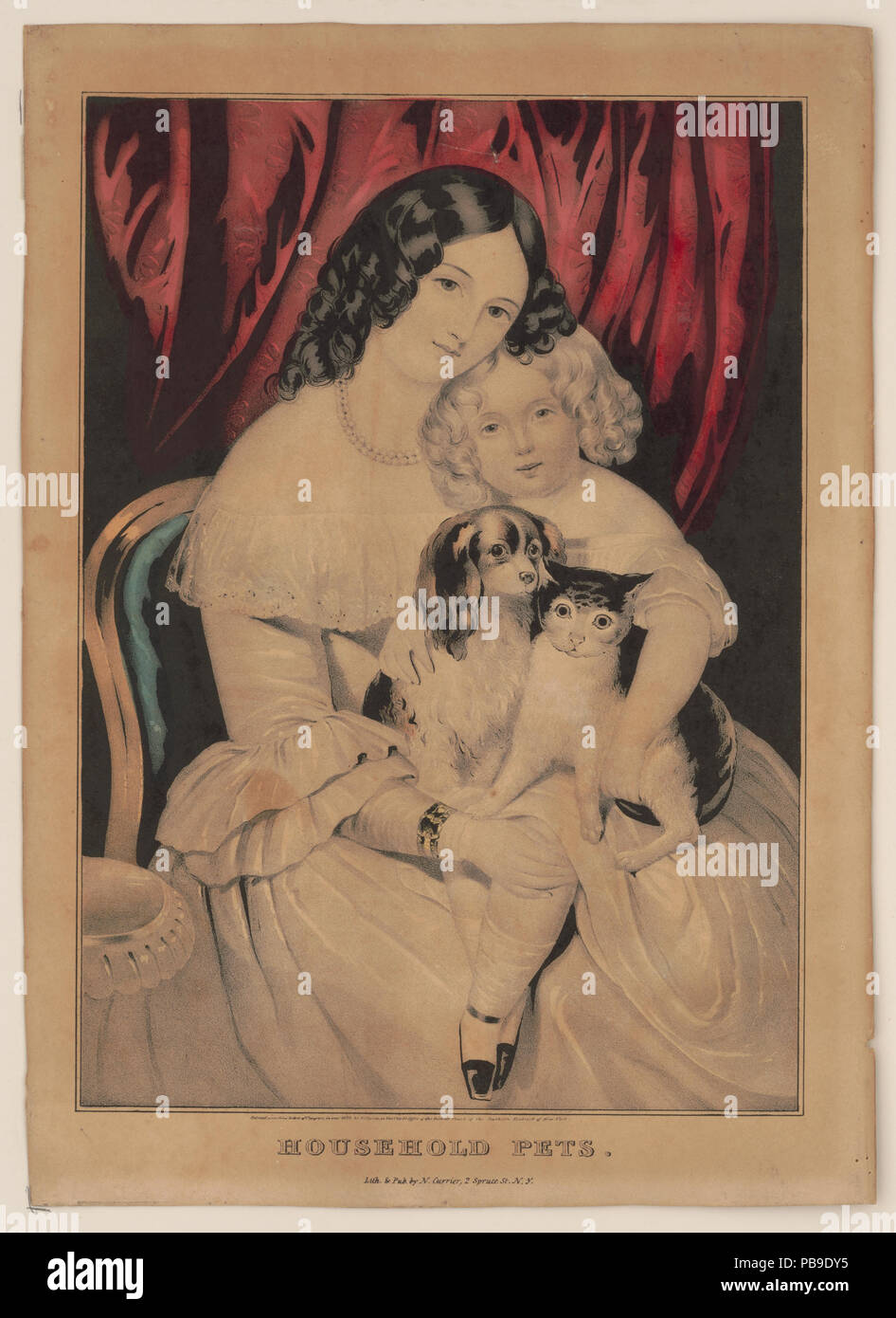 772 Haushalt Haustiere LCCN 2002699670 Stockfoto