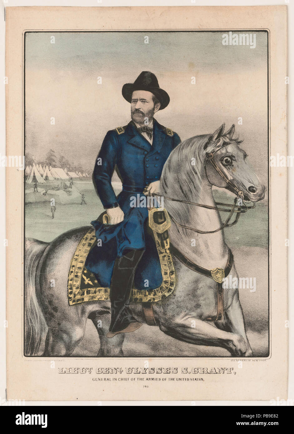 920 Lieut. Genl. Ulysses S. Grant - Allgemeine in Chief der Armeen der Vereinigten Staaten LCCN 2002708521 Stockfoto