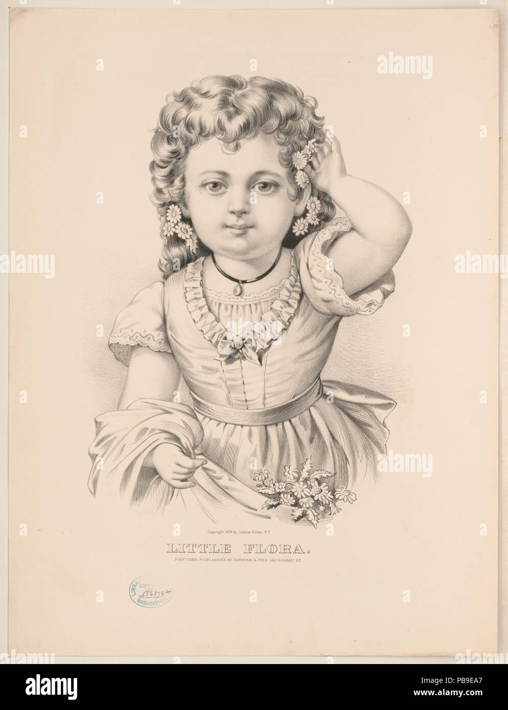 926 wenig Flora LCCN 2002708558 Stockfoto