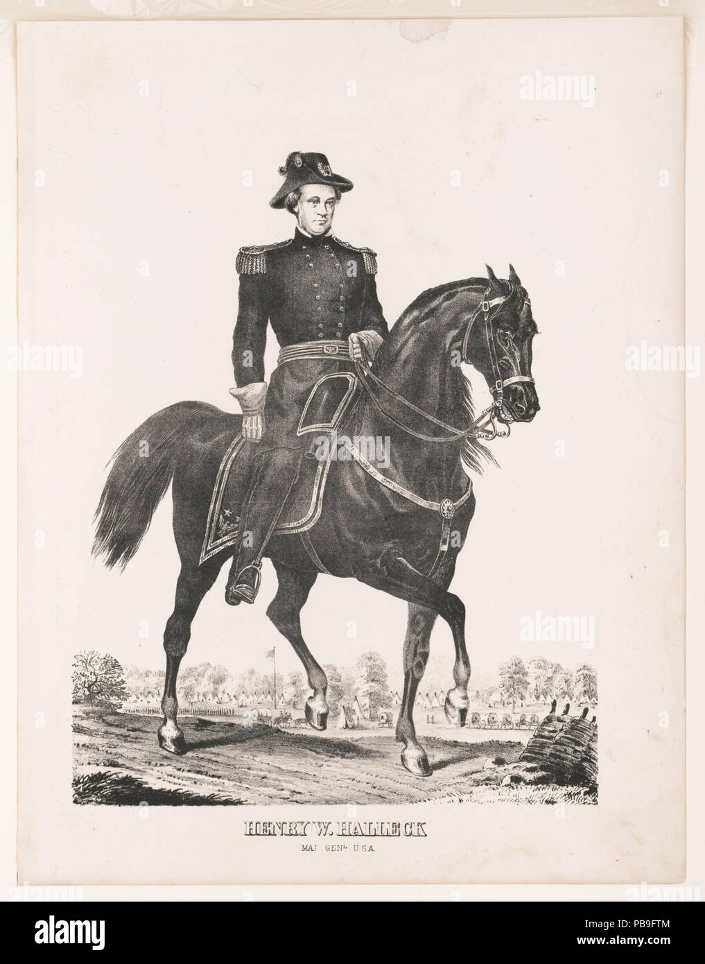 754 Henry W. Halleck, Maj. Genl., U.S.A LCCN 2003656364 Stockfoto