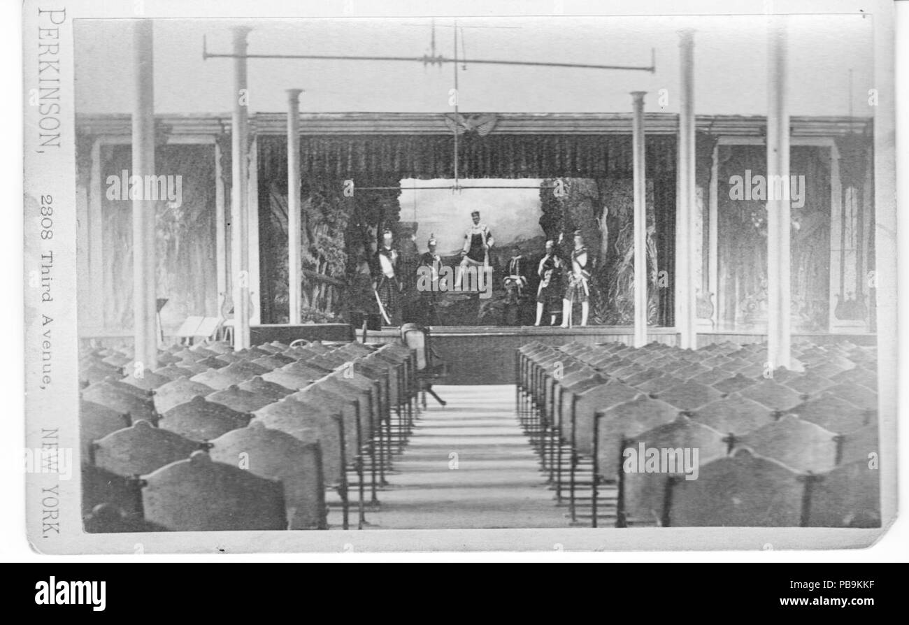 1562 St John's dramatische Gesellschaft Ca. 1880 Stockfoto