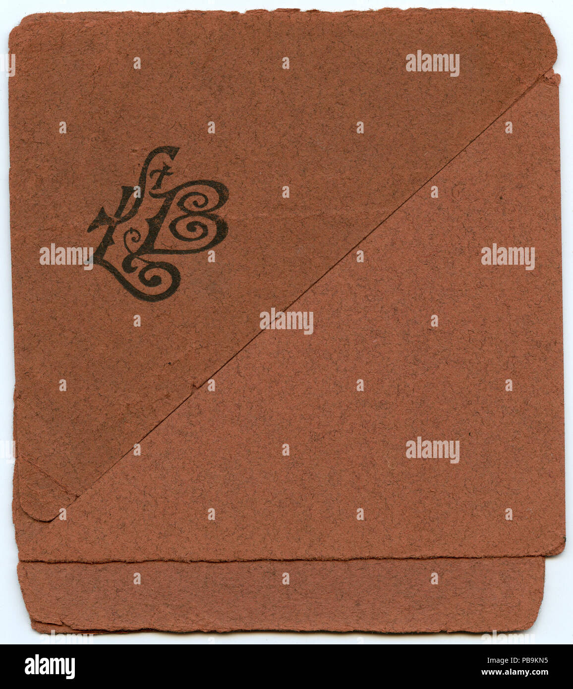 Ladies' Day Souvenir Umschlag, 1887. Baseball und Sport Sammlung, Missouri History Museum Archive, St. Louis. ID-Nummer = Eine 0090-00021. Dateiname = Eine 0090-00021 0001. 881 Ladies' Day Souvenir Umschlag, 1887 Stockfoto