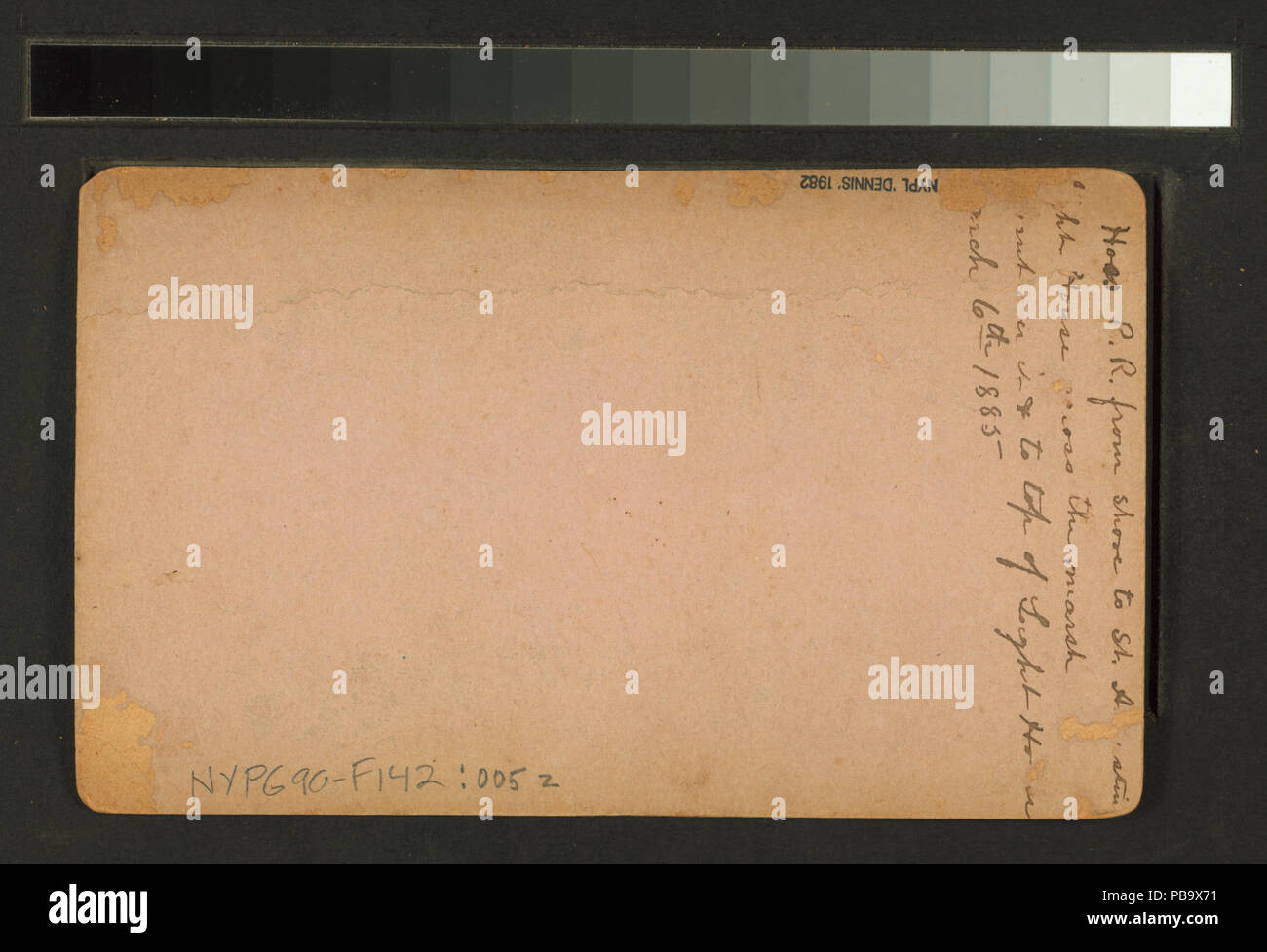 768 Pferd R.R. vom Ufer nach St. Augustine Leuchtturm über die Marsh (Nypl b 11707419-G90F 142 005 ZB) Stockfoto