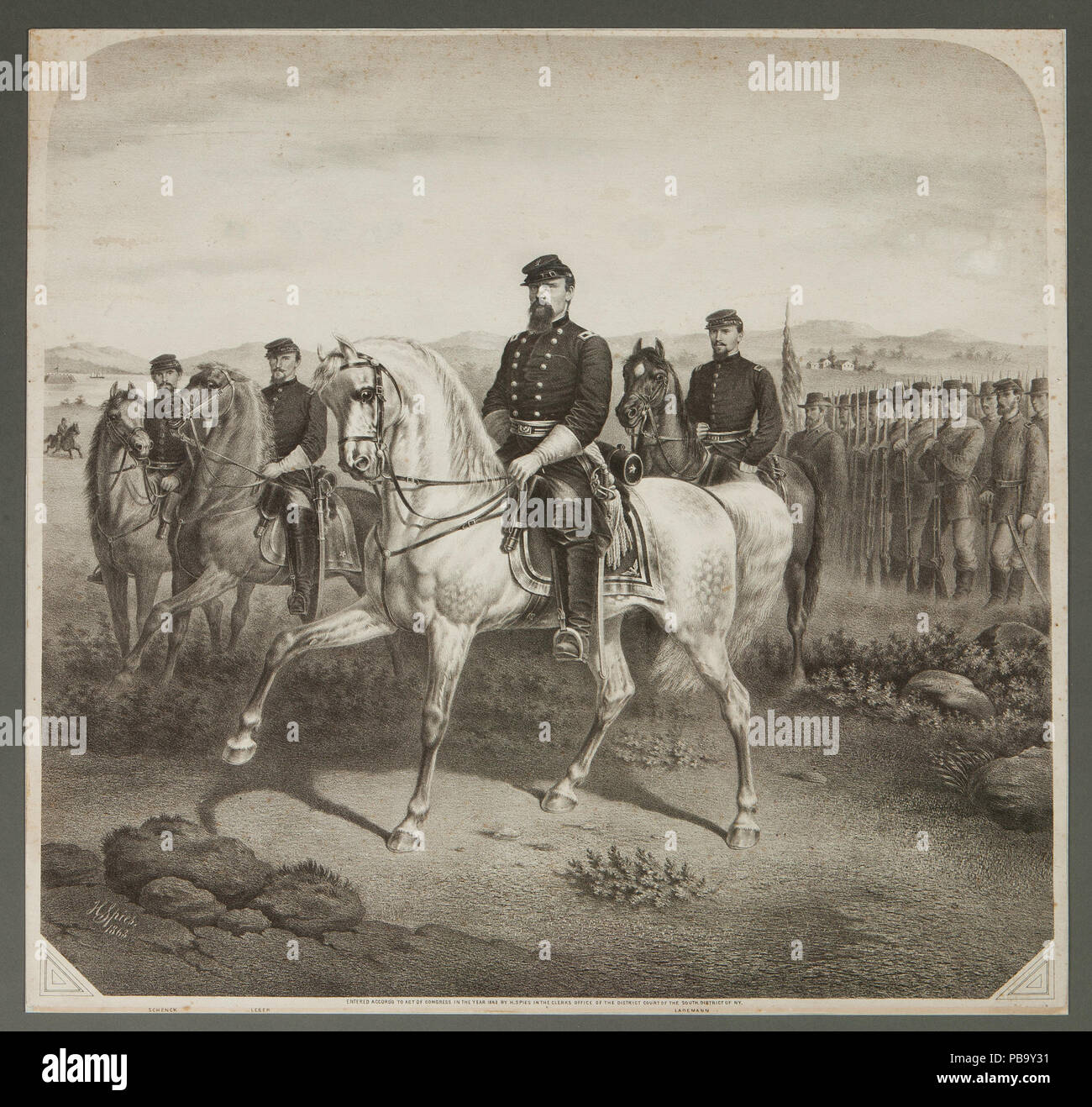 1143 Osterhaus, P.J. (Allgemein, USA) Stockfoto