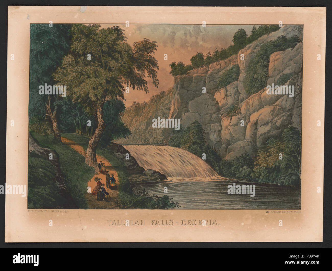 1599 Tallulah Falls-Georgia LCCN 2002695792 Stockfoto