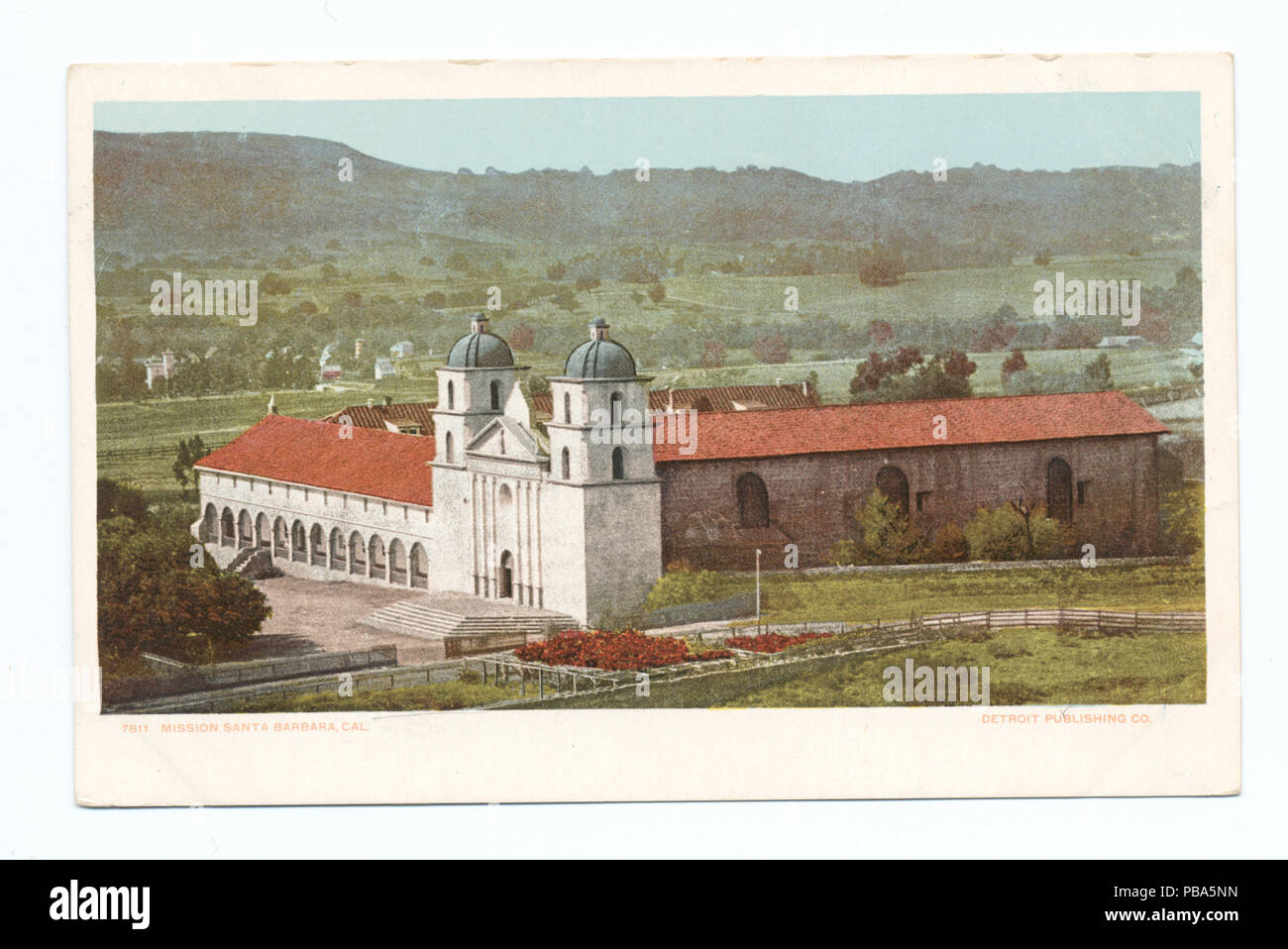 1050 Mission Santa Barbara, Santa Barbara, Calif (Nypl b 12647398-66787) Stockfoto